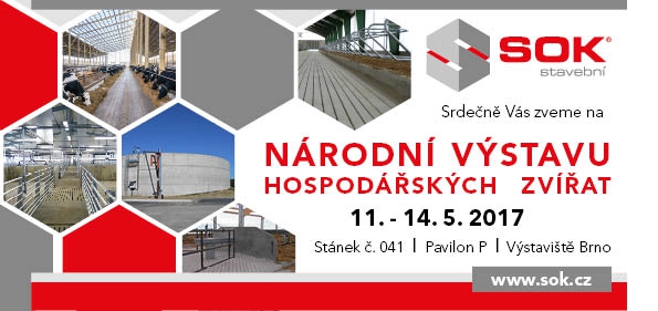 Navštivte nás na veletrhu NÁRODNÍ VÝSTAVA HOSPODÁŘSKÝCH ZVÍŘAT 2017!