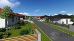 Rezidence Handlovy Dvory - uliční část bungalovů