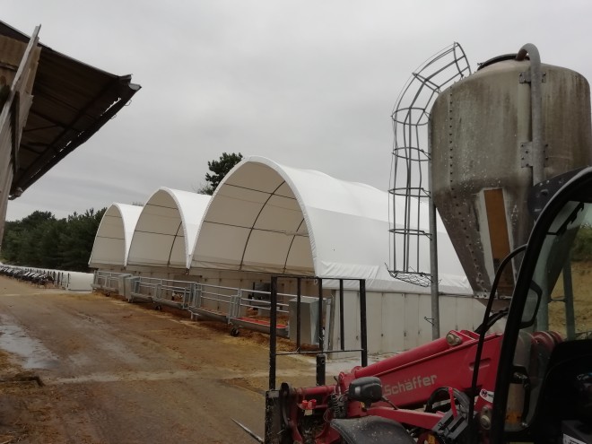 Novostavba teletníku Olbramkostel (foto 1)