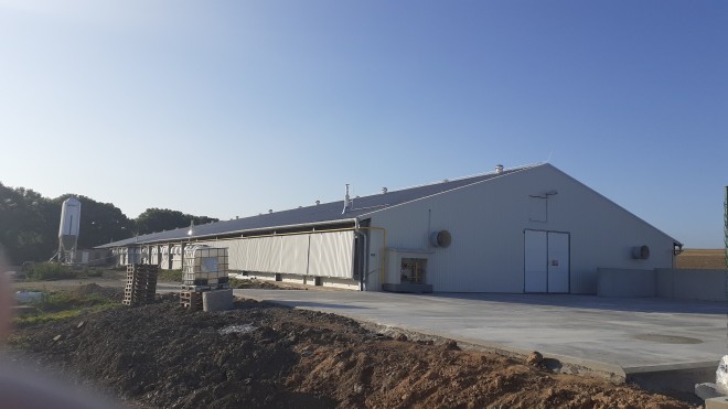 Novostavby haly pro výkrm brojlerů Toušice (foto 1)