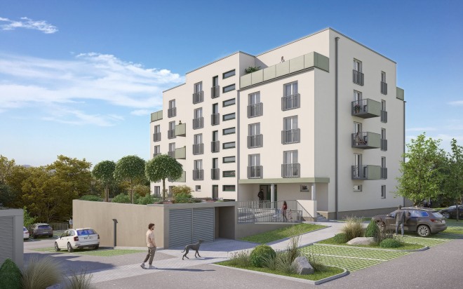 Vizualizace, pohled uliční